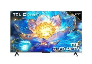 TCL ทีวี 65 นิ้ว QLED 4K Google TV รุ่น 65T7B